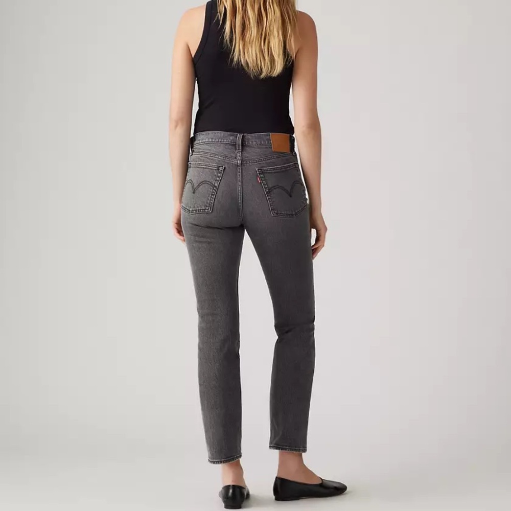 Levi's Women's Charcoal Straight Leg Jeans